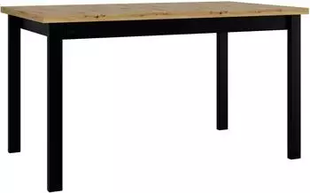 Mirjan24 Alba II M Esstisch Holz, Eiche Artisan/Schwarz, 80x140cm