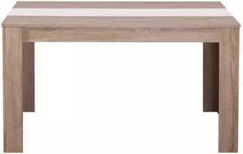 Homestyle4u Esstisch Massivholz Eiche 135x80cm (2175)