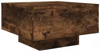 vidaXL Couchtisch Räuchereiche 55x55x31cm Sperrholz (836571)