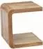 Wohnling Beistelltisch C-Form Akazien-Massivholz 45cm (WL7.783)