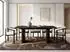 WFL GROUP Riven Esstisch ausziehbar, schwarz Marmor, 200–296x90cm (800001651878)