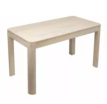 Wohnling Esstisch Mangoholz massiv 120x60cm White Wash (WL7.379)