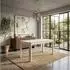 Wohnling Esstisch Mangoholz massiv 120x60cm White Wash (WL7.379)