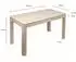 Wohnling Esstisch Mangoholz massiv 120x60cm White Wash (WL7.379)