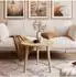 Lookway Harmony Couchtisch Holzwerkstoff, craft gold eiche, 67x49x67cm
