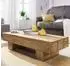 Finebuy Couchtisch Akazie Massivholz 120cm Block Design (SuVa2387_1)