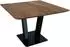 Wohnling Couchtisch quadratisch Akazie Massivholz Industrial 60x60x40cm (WL7.012)
