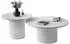 Lookway OVI Couchtisch-Set, weiß, Holzwerkstoff, geriffelt (800001175628)