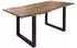 Massivmoebel24 FREEFORM 3 Baumkantentisch Akazie 200x100x76cm, Beine anthrazit matt (09-110-814-1250)