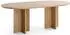 WFL GROUP Aster Esstisch oval, Eiche Artisan, 204x90cm (800001652067)