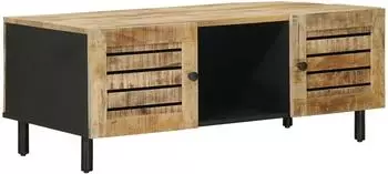 vidaXL Couchtisch natur 100x54x40cm Massivholz Mango