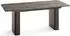 WFL GROUP Riven Esstisch ausziehbar, Beton Dunkelgrau, 180–280cm (800001751746)