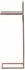 Woood Toste Beistelltisch Metall, quadratisch, altrosa (22x64x22cm)