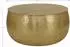 WOMO-DESIGN Durban Couchtisch rund, Aluminium, gold, Hammerschlag-Optik (490000194)