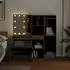 vidaXL Schminktisch-Set mit LED-Leuchten Artisan-Eiche Holzwerkstoff (3329182)
