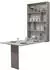 Mirjan24 Wandklapptisch Abi mit Regalen, Cashmere, 85x203x19cm