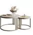 Lookway Lori 2in1 runder Couchtisch, Holzwerkstoff, kaschmir matt, ⌀70/50cm (800001753509)