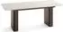 WFL GROUP Riven Esstisch ausziehbar, rechteckig, Kaschmir, 200–300x90cm (800001751767)