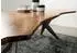 Massivmoebel24 FREEFORM 4 Baumkantentisch Akazie 160x90x76cm, natur lackiert, Beine anthrazit matt (09-106-821-5022)