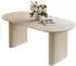 Lookway Esstisch OVI mit geriffelter Tischbasis, Sandstein, 180x75x90cm (800001754632)