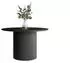 Lookway OVI Esstisch rund, schwarz, geriffelt (800001752391)