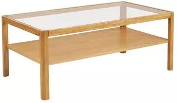 ebuy24 Greta Couchtisch Massivholz Eiche, quadratisch, 60x60x45cm (2105010)