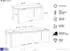 WFL GROUP Elan Esstisch ausziehbar, Walnuss braun, 180–270x90cm (800001752579)