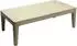 Wohnling Couchtisch Mangoholz massiv, weiß, 120x60x40cm (WL7.587)