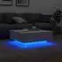 vidaXL Couchtisch mit LED-Beleuchtung, weiß, 80x80x31cm (836588)