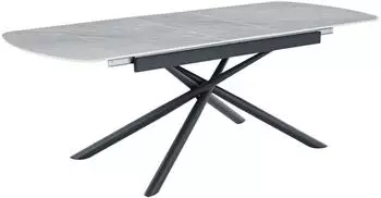 Hela SINTRA-T Esstisch ausziehbar 180-220cm, Sintered Stone grau Marmoroptik (921217)