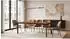 WFL GROUP Elan Esstisch ausziehbar, Eiche braun rustikal, 160–250x90cm (800001752530)