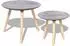 vidaXL Beistelltisch/Couchtisch-Set 2-tlg. 55cm & 44cm betongrau (243010)