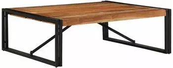 vidaXL Couchtisch 100x100x35cm Akazien-Massivholz
