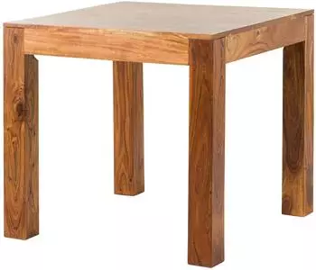 Massivmoebel24 Oxford Esstisch Akazie massiv, honig lackiert, 80x80x76cm (09-100-610-6650)