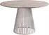 Mirjan24 Cone ausziehbarer Esstisch, rund, Kaschmir/Eiche, Metall, 120cm (Cone Cashmere 120)