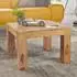 Finebuy Couchtisch quadratisch, Akazien-Massivholz, 60x60x40cm (SuVa2391_1)
