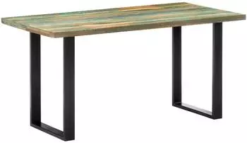 vidaXL Esstisch 160x80x75cm Altholz massiv (285832)