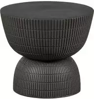 WOOOD Couchtisch "Samson" runde Form, aus Fibreclay, H&ouml;he 44 cm