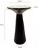 Wohnling Beistelltisch rund Marmor & Aluminium, schwarz, Ø28cm (WL7.492)