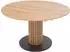 Niehoff Circus runder Ausziehtisch, Charakter-Eiche massiv, 115cm