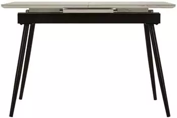 Mauro Ferretti Matt ausziehbarer Esstisch, Marmoroptik, 120-155x80x75cm