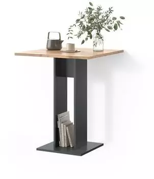 Livinity Regusa Esstisch quadratisch anthrazit, 65x78x65cm (56201)