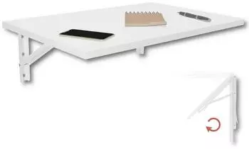 KDR Wandklapptisch 60x40cm, wei&szlig;