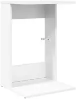 vidaXL Beistelltisch Wei&szlig; 40 x 38 x 62,5 cm Holzwerkstoff