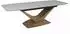 Feldmann-Wohnen Dolce Ceramic Esstisch ausziehbar, Marmor Optik, 180-240x95x76cm