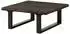 Massivmoebel24 Sevilla Couchtisch Altholz massiv, quadratisch 100x100x42cm, braun lackiert (33-200-753-0028)