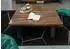 Massivmoebel24 Sevilla Couchtisch Altholz massiv, quadratisch 100x100x42cm, braun lackiert (33-200-753-0028)