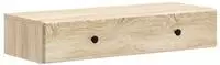 vidaXL Wandmontierter Beistelltisch Sonoma-Eiche 87,5 x 34,5 x 17 cm