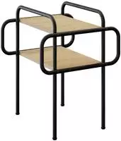 vidaXL Couchtisch Sonoma-Eiche 40 x 40 x 51 cm Holzwerkstoff