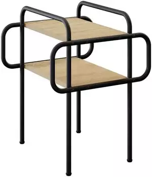vidaXL Couchtisch Sonoma-Eiche, Holzwerkstoff, 40x40x51cm
